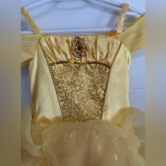 Disney: Girls Princess Belle Dress- Size 7/8 - Picture 4 of 16